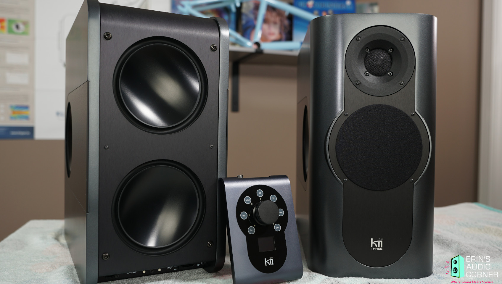 Le Kii Audio Three viste anche da Erin’s Audio Corner