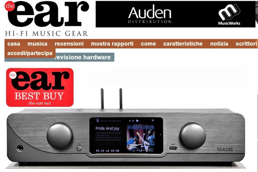 The Ear HiFi Music Gear assegna il titolo di Best Buy all’Atoll SDA200 Signature